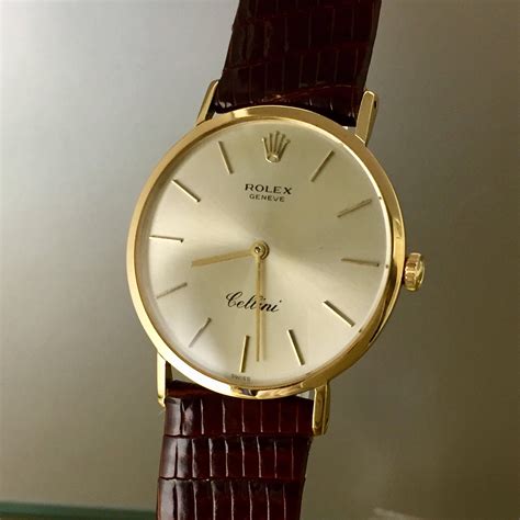 rolex cellini gold price